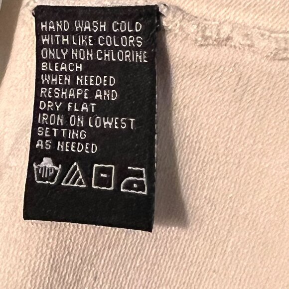 NWT Norton McNaughton Ivory Cardigan Silk Crochet Trim Lace Front Panel PM - Picture 8 of 11